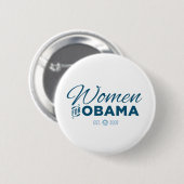 Frauen für Obama Button (Vorne & Hinten)