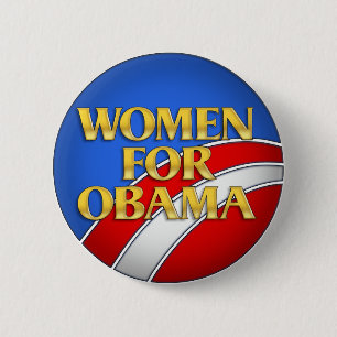 Frauen für Obama Button