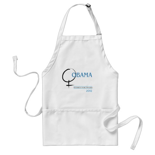 Frauen für Obama-Schürze Schürze (Vorne)