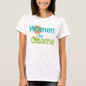 Frauen für Obama T-Shirt (Vorderseite)