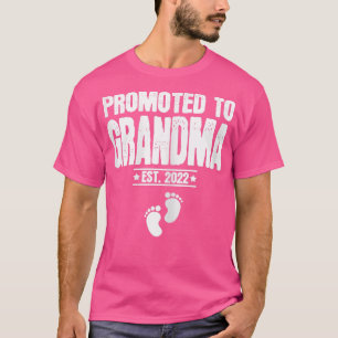 Frauen für Oma Est 2022 Schwangerschaft Anno T-Shirt