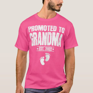 Frauen für Oma Est 2022 Schwangerschaft Anno T-Shirt