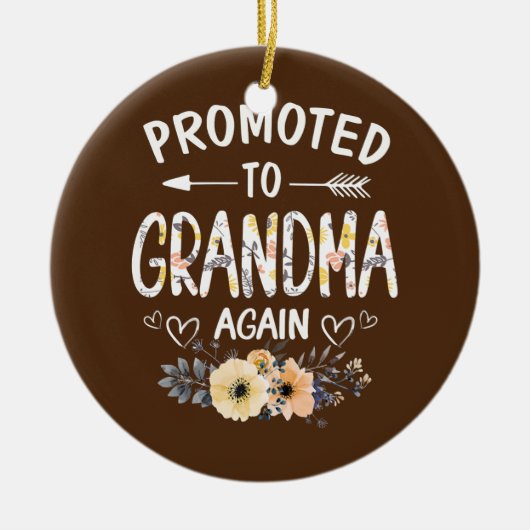 Frauen für Oma wieder neue Blume Keramik Ornament (Vorne)