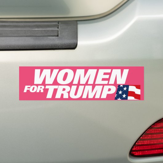 Frauen für Trump 2024 Autoaufkleber (Auf Auto)