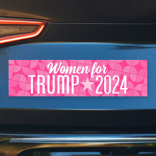 Frauen für Trump 2024 Behielt Amerika groß Autoaufkleber