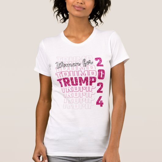 Frauen für Trump 2024 T-Shirt (Vorderseite)