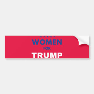 Frauen für Trump Autoaufkleber