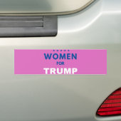 Frauen für Trump Autoaufkleber (Auf Auto)
