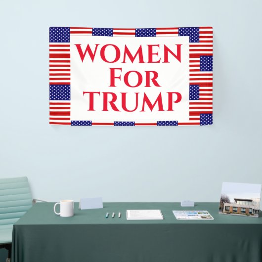 FRAUEN FÜR TRUMP BANNER (Messeveranstaltung)
