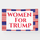 FRAUEN FÜR TRUMP BANNER (Horizontal)