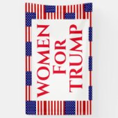 FRAUEN FÜR TRUMP BANNER (Vertikal)