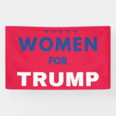 Frauen für Trump Banner (Horizontal)