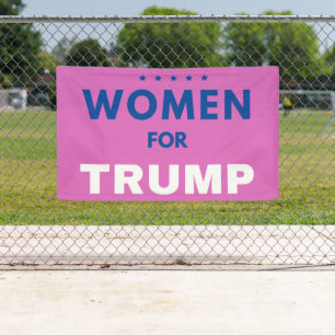 Frauen für Trump Banner