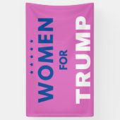 Frauen für Trump Banner (Vertikal)