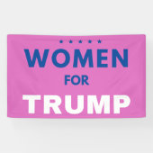 Frauen für Trump Banner (Horizontal)