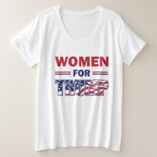 Frauen für Trump - Behalt Amerika groß Große Größe T-Shirt