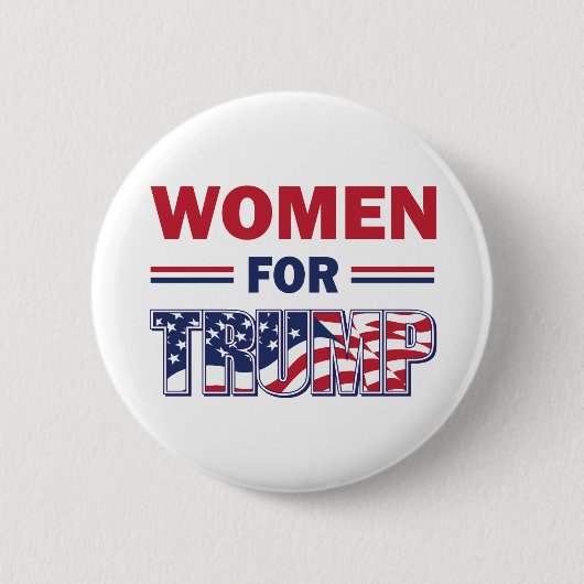 Frauen für Trump Button (Vorderseite)
