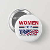 Frauen für Trump Button (Vorne & Hinten)