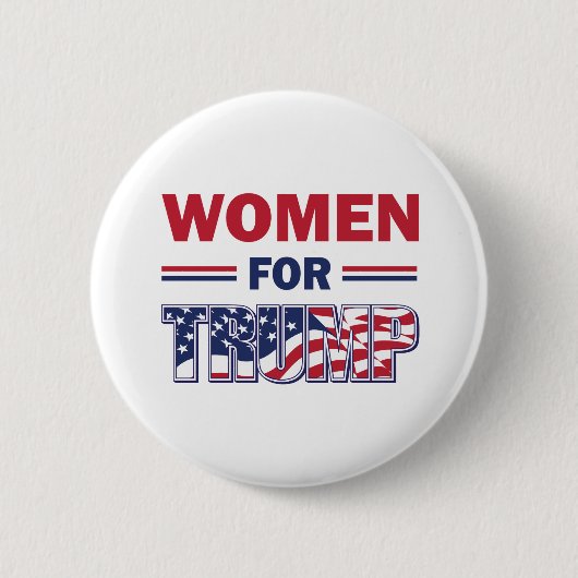 Frauen für TRUMP Button (Vorderseite)
