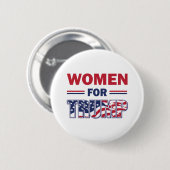 Frauen für TRUMP Button (Vorne & Hinten)