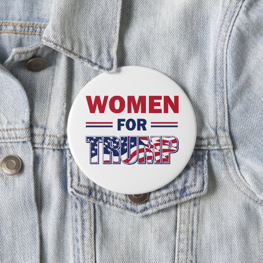 Frauen für Trump Button (Beispiel)