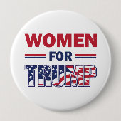 Frauen für Trump Button (Vorderseite)