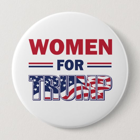 Frauen für Trump Button (Vorderseite)