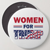 Frauen für Trump Button (Vorne & Hinten)