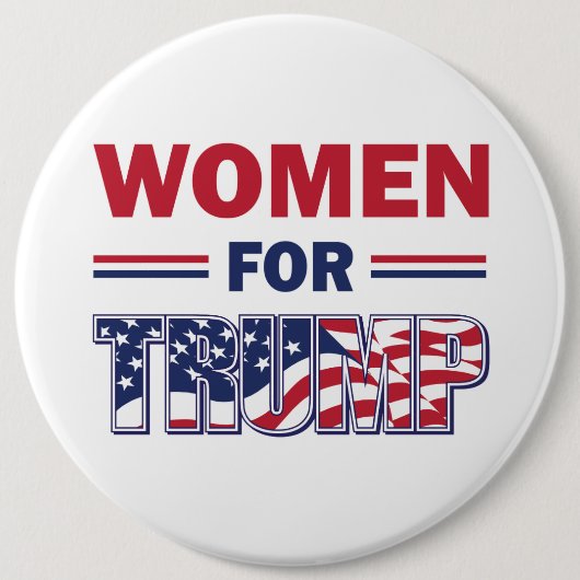 Frauen für Trump Button (Vorderseite)