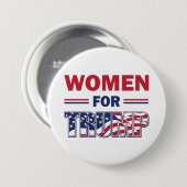 Frauen für Trump Button (Vorne & Hinten)