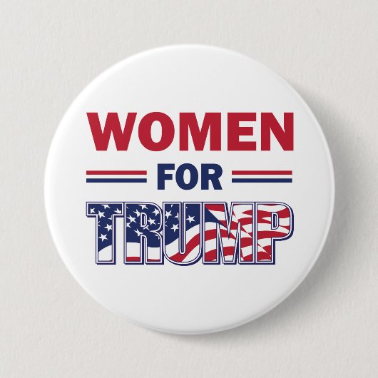 Frauen für Trump Button (Vorderseite)