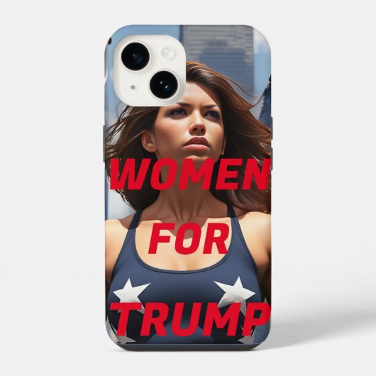 FRAUEN FÜR TRUMP iPhone HÜLLE (Rückseite)