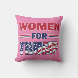 Frauen für Trump Kissen
