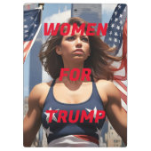 FRAUEN FÜR TRUMP KLEMMBRETT (Rückseite)