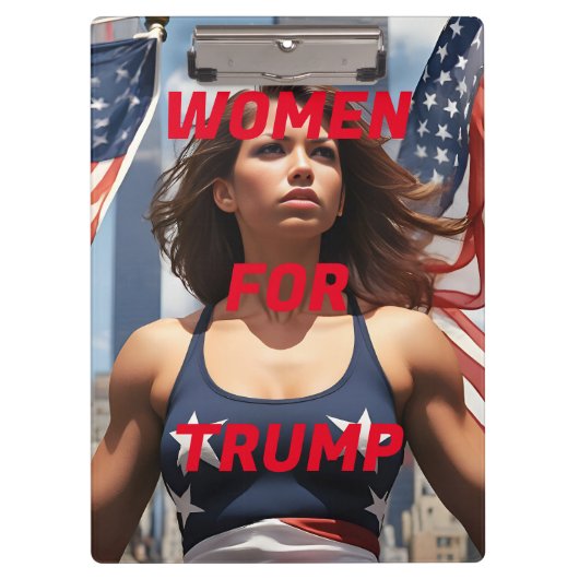 FRAUEN FÜR TRUMP KLEMMBRETT (Vorderseite)