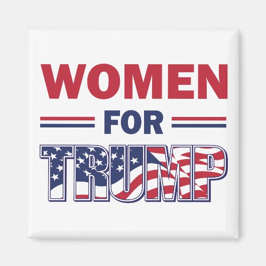 Frauen für Trump Magnet (Vorne)