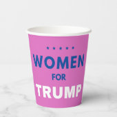 Frauen für Trump Pappbecher (Rückseite)
