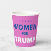 Frauen für Trump Pappbecher (Vorderseite)