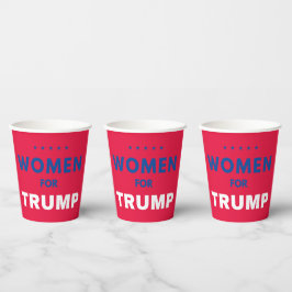 Frauen für Trump Pappbecher