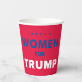 Frauen für Trump Pappbecher (Vorderseite)