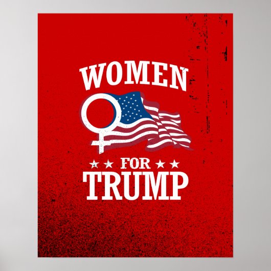 FRAUEN FÜR TRUMP POSTER (Vorne)