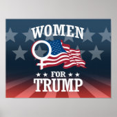 FRAUEN FÜR TRUMP POSTER (Vorne)