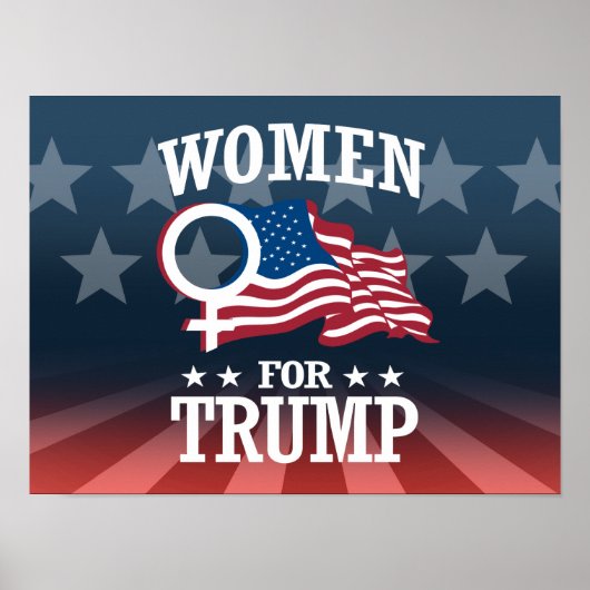 FRAUEN FÜR TRUMP POSTER (Vorne)