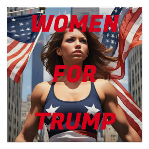 FRAUEN FÜR TRUMP POSTER