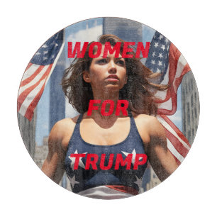FRAUEN FÜR TRUMP SCHNEIDEBRETT