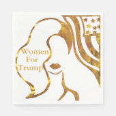 FRAUEN FÜR TRUMP SERVIETTE (Vorderseite)