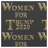 FRAUEN FÜR TRUMP STOFF (Nahaufnahme)