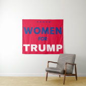Frauen für Trump Wandteppich (Beispiel (Horizontal))