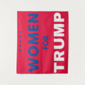 Frauen für Trump Wandteppich (Vorderseite)