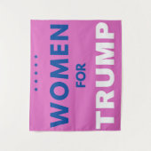 Frauen für Trump Wandteppich (Vorderseite)